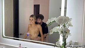 damn check out this hot blonde's natural tits bouncing in homemade fuck!