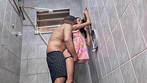 skinny thai teen cosplay anal seduces stepdad bathroom
