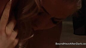 submissive teen slave bent over fingered by lesbian madame