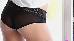 milf strips lingerie revealing perfect big tits and hot ass