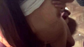 New Big Ass Latina Schoolgirl's Tits and Booty Blown in Homemade Fuck