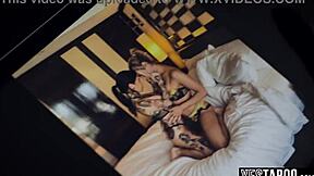 nerdy teen seduces milf stepsis's gf for pussy licking fingering?