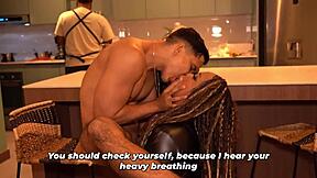 Colombian Stepmom Fucks Muscular Stepson Behind Husband's Back