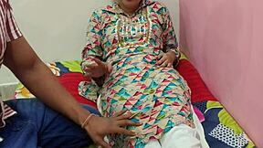 Desi stepbro fucks stepsis first time post marriage trying to impregnate her tight pussy hindi