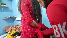 College Couple's First BDSM Handjob Cock Tease