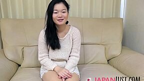 Skinny Japanese Teen Spreads for POV Cum-Filled Fuck