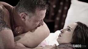 Taboo teen gets rough fucking at home! Can't believe this! 😱