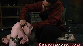 Stepmother Punishes Chums with Intense Bondage First Time