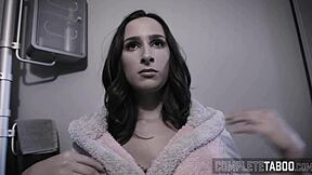 Taboo teen gets rough fucking at home! Can't believe this! 😱