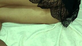 My girlfriend waits in panties for intense fucking after long work day