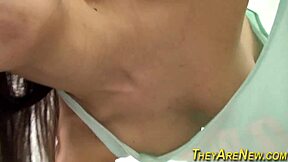 amateur skank gets huge creampie