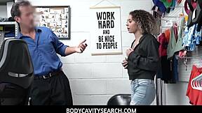 Officer Bends And Fucks Shoplifting Teen Allie Addison In Body Cavity Search