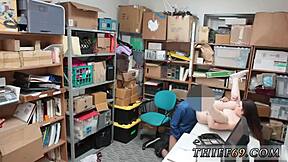 Police woman suspects thief.