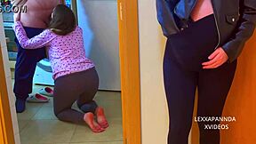 Embarazadas teen sucks friend's cock with deepthroat skills. Her oral game is wild and relentless tonight.