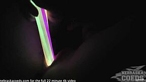 petite girl stretched wide on sofa during casting interview