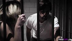 Strangers engage in hardcore fucking inside prison cell