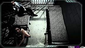 Strangers engage in hardcore fucking inside prison cell