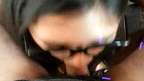 barely legal latina amateur gives messy blowjob ending in facial