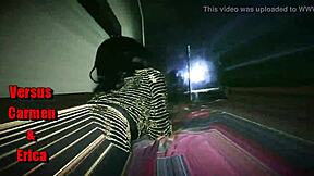 Black gangbang with monster cocks in hood