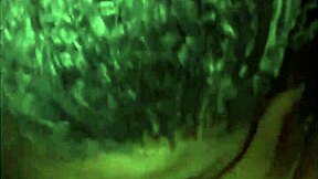 Ebony Teen Savagely Swallows Cum