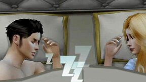 Sweet Dreams in The Sims 4 with Cute Blonde Couple
