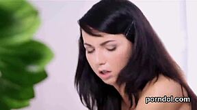 Fervent girl teased and pounded by senior tutor