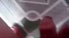 Feeling intense pleasure as asian teen masturbates to climax