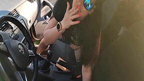 Stepsister Sucks Stranger Cock In Car And Forest Riskily