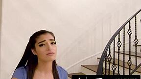 Watch this lucky guy fuck his sexy teen stepsister Emily Willis in POV style, it's intense and taboo