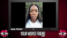 Ana Foxxx chats backstage! 😏