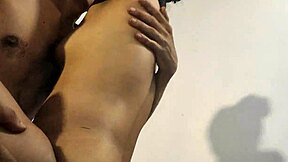 One lucky guy enjoys a steamy threesome with two sexy girls.