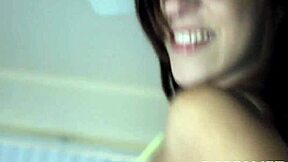 Adorable Teen 18+ Sucks Hard Cock POV