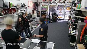 Super amateur teen hides in voyeur spot