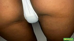 Man, she grabbed me tight, sucked me off, jerked me good, and rode until I filled her pussy with cum!