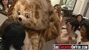 25 Party Whores Sucking Stripper Dick!