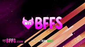 Fit teen bffs reverse gangbang their coach with cowgirl and blowjobs