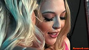 Teens Chloe And Lily Engage In Intense Lesbian Muff Diving