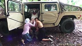 just another day for an arab teen missing home in military life