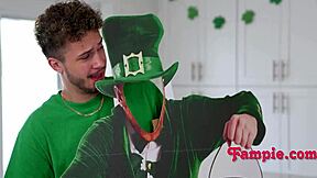 Stepsis stops me from ruining St. Patrick's with rough POV blowjob and taboo sex.