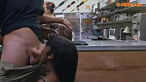 Ghetto Girl Sells Traditional Mask Then Gets Fucked