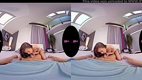 Shocking Teen Lexi Layo Engages in Hardcore POV Blowjob and Sex in Shower VR Reality.