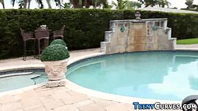 Big Booty Babe Receives Intense Cumshot Action!