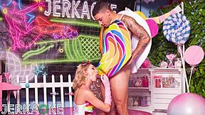 Chloe Temple, Petite Blonde, Invites You To Her Candy Shop - Ready To Cum?