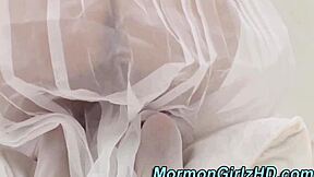 mormon teen in hd amateur missionary scene with facial