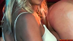 Two Hot Blonde Stepsisters Finger Pussy With Strapon