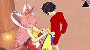 Rufy Fucks Shirahoshi In Uncensored One Piece Hentai.