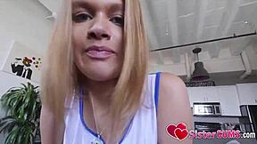 My cheerleader step sister Kendall Kross fucks me hard in this cheating hardcore scene.