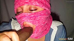 i'm blindfoldd and maskd for big cock pov