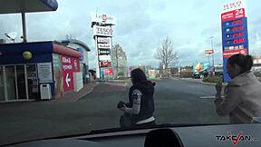 Mea Melone and Wendy Moon in public