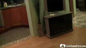 My hot brunette girlfriend lets me bang her on camera for a homemade pov